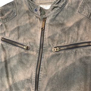 RALPH LAUREN-Khaki Green Denim Jacket-Size M